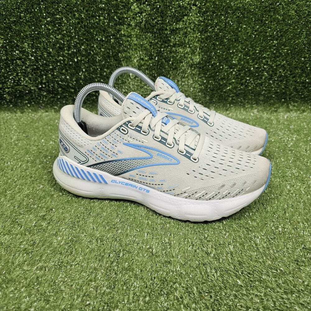 Brooks Glycerin 20 Blue Athletic Running Shoes Sneakers Womens Size US 8.5